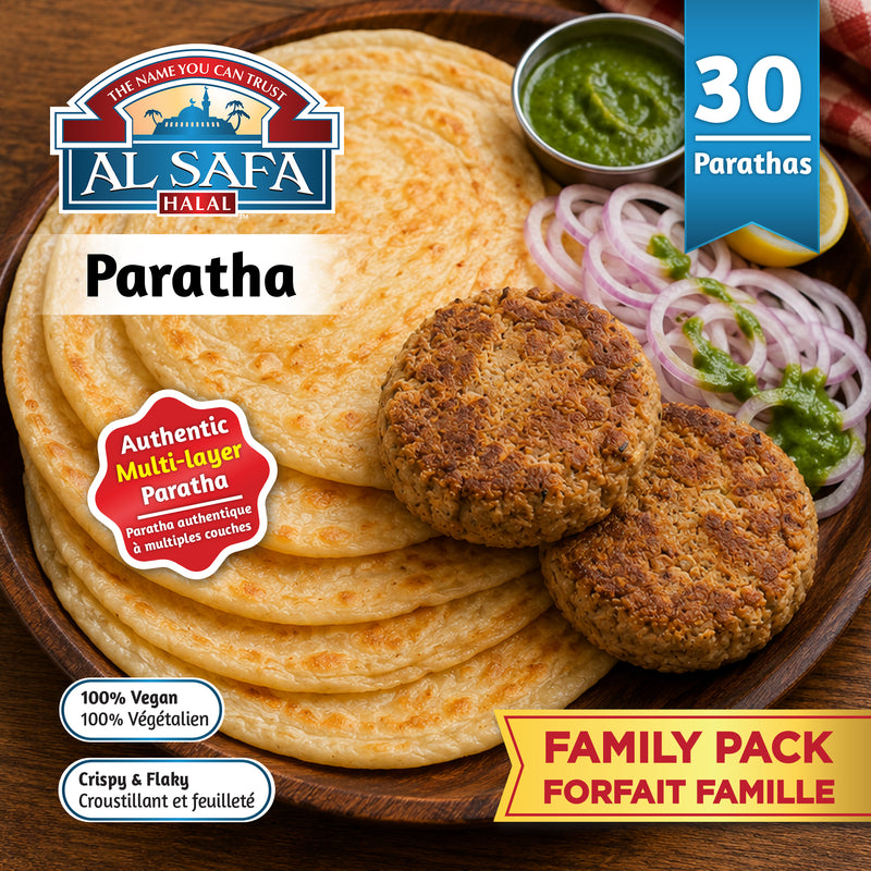 Value Pack Paratha (30pc) | Shop Al Safa Foods