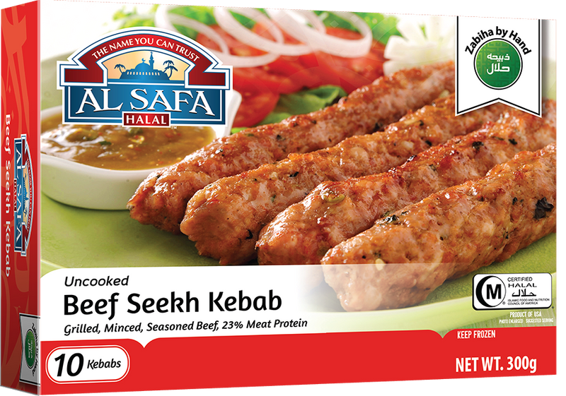 Uncooked Beef Seekh Kebab (mild)