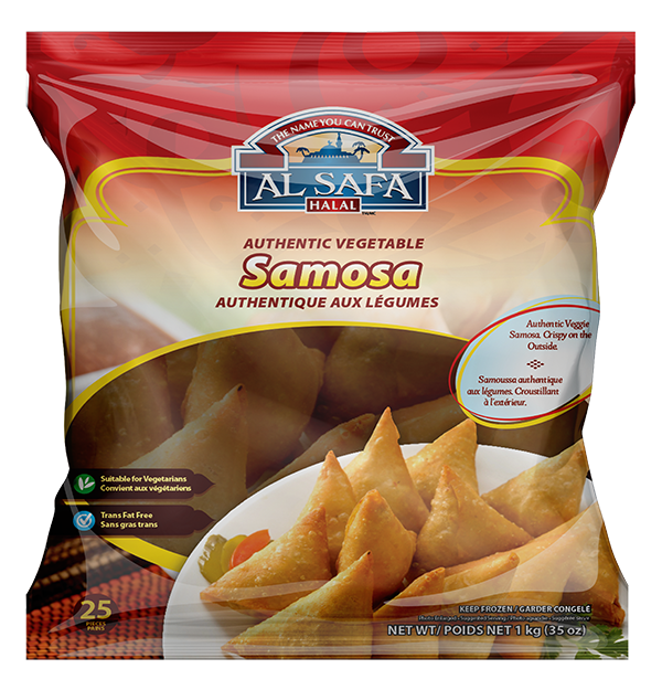 Uncooked Vegetable Samosa (25pc) | shop-al-safa-foods